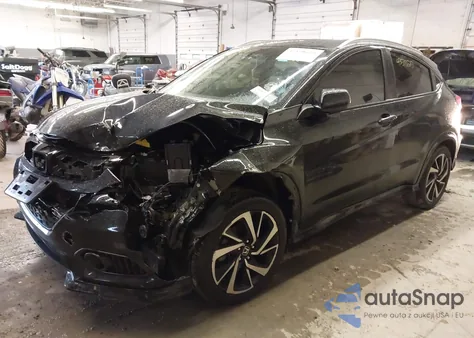 2019 Honda Hr-V Sport z USA, uszkodzony, nr VIN 3CZRU6H13KG709557